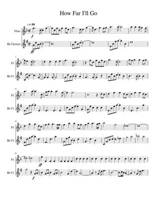 how far i'll go flute sheet music: A Journey into the World of Music