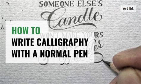 how to write calligraphy with a normal pen: exploring the nuances of ink flow and brushstrokes